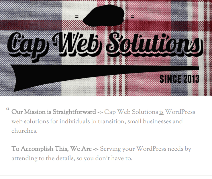 Cap Web Solutions, v1.0