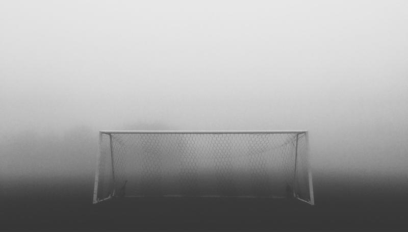 Set your goal like this soccer goal.  Soccer goal in hazy field