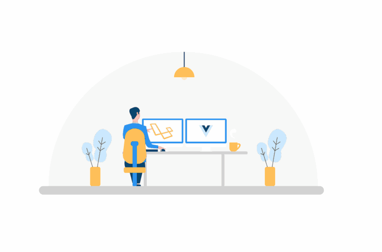 Programmers Viewing Multiple Screens